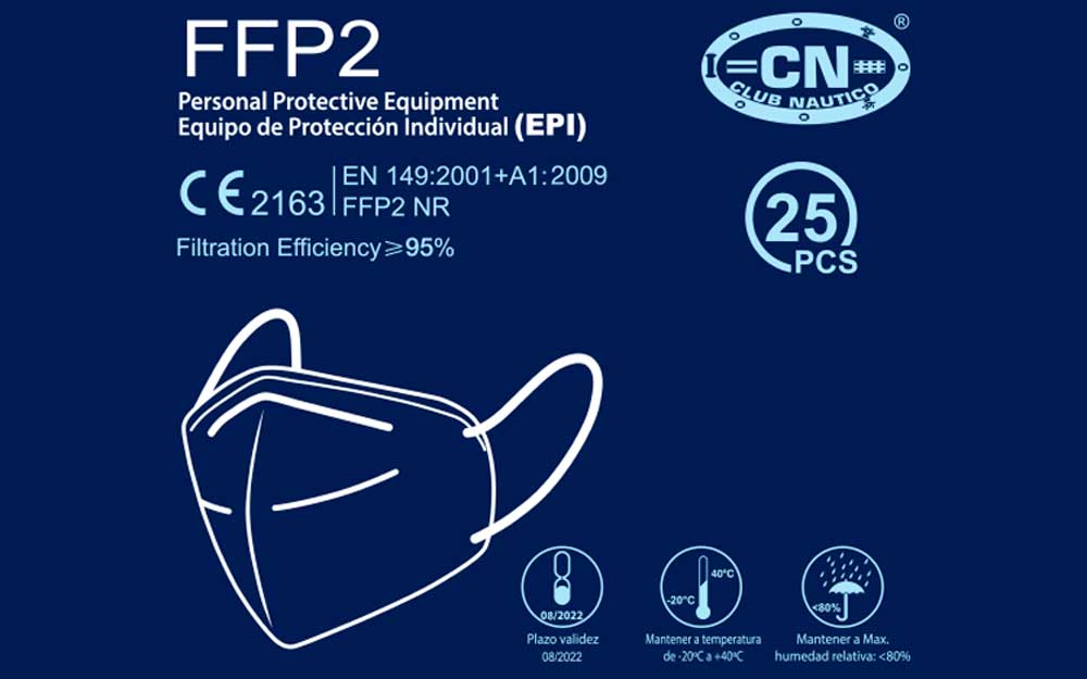 Mascarillas FFP2 CLUB NAUTICO