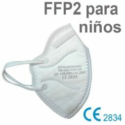 Mascarillas FFP2 niños, color blanco