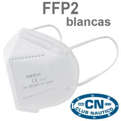 Mascarillas FFP2 blancas CLUB NAUTICO