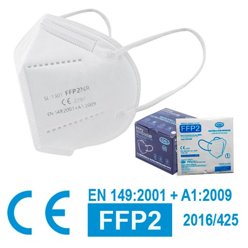 Mascarillas FFP2 CLUB NAUTICO color blanco Mascarillas FFP2 CLUB NAUTICO blancas