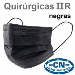 Mascarillas quirúrgicas negras CLUB NAUTICO